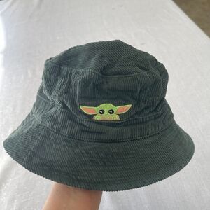 Star Wars Green Bucket Hat with Baby Yoda Embroidery